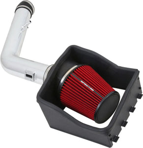 Spectre 11-14 Ford F250/350 V8-6.2L F/I Air Intake Kit - Polished w/Red Filter - Main Product View