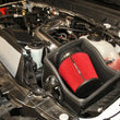 Load image into Gallery viewer, Spectre 11-14 Ford F250/350 V8-6.2L F/I Air Intake Kit - Polished w/Red Filter - Back View
