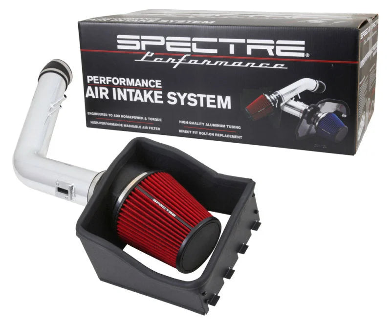 Spectre 11-14 Ford F250/350 V8-6.2L F/I Air Intake Kit - Polished w/Red Filter - Additional View 7