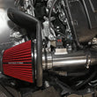 Load image into Gallery viewer, Spectre 11-15 Chevy Cruze 1.4L Air Intake Kit - Polished w/Red Filter - Back View
