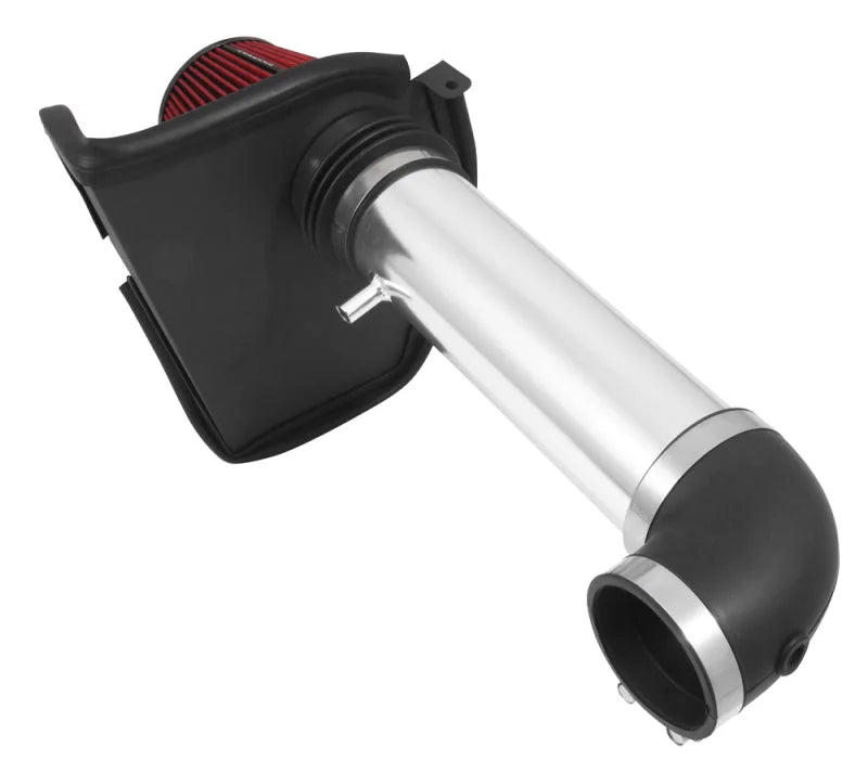 Spectre 11-17 Dodge Challenger/Charger 5.7L V8 Air Intake Kit - Polished w/Red Filter - Installation View