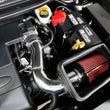 Load image into Gallery viewer, Spectre 11-19 Ford Explorer V6-3.5L F/I Air Intake Kit - Polished Aluminum w/Red Filter - Back View