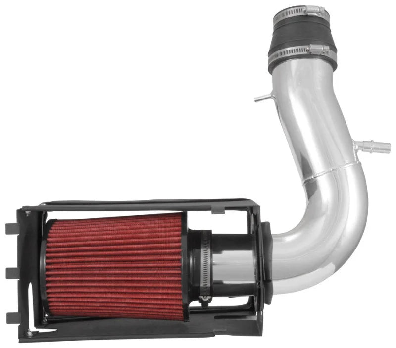 Spectre 11-19 Ford Explorer V6-3.5L F/I Air Intake Kit - Polished Aluminum w/Red Filter - Additional View 5