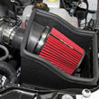 Load image into Gallery viewer, Spectre 12-14 Ford F150 V6-3.5L F/I Air Intake Kit - Polished w/Red Filter - Side View
