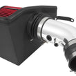 Load image into Gallery viewer, Spectre 12-18 Jeep Grand Cherokee V8-6.4L F/I Air Intake Kit - Polished w/Red Filter - Installation View