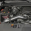 Load image into Gallery viewer, Spectre 14-15 GM Silverado/Sierra V8-5.3L F/I Air Intake Kit - Polished w/Red Filter - Back View