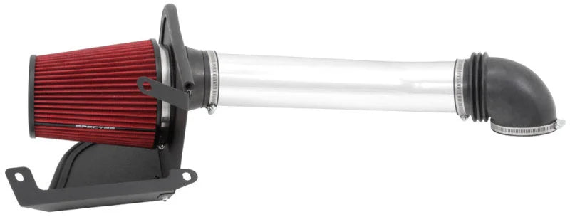 Spectre 14-15 GM Silverado/Sierra V8-5.3L F/I Air Intake Kit - Polished w/Red Filter - Additional View 5