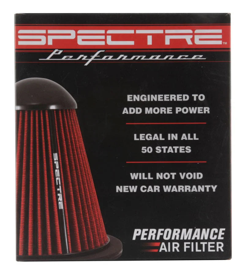 Spectre 14-17 Ford E450 Super Duty 6.8L V10 F/I Replacement Round Tapered Air Filter - Side View