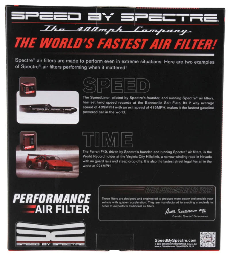 Spectre 14-17 Toyota Camry 2.5L L4 F/I Replacement Panel Air Filter - Additional View 8