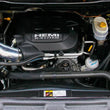 Load image into Gallery viewer, Spectre 14-18 RAM 2500/3500 6.4L Air Intake Kit - Polished w/Red Filter - Back View