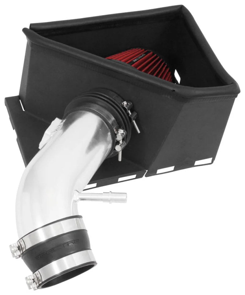 Spectre 14-18 RAM 2500/3500 6.4L Air Intake Kit - Polished w/Red Filter - Installation View