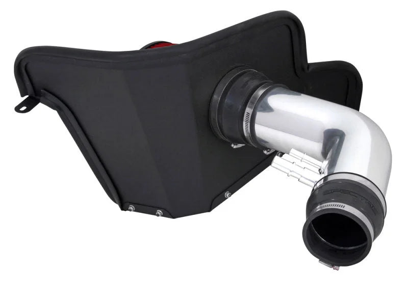 Spectre 15-16 Ford Mustang V6-3.7L F/I Air Intake Kit - Polished w/Red Filter - Installation View