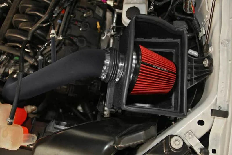 Spectre 15-19 Ford F150 V8-5.0L F/I Air Intake Kit - Back View
