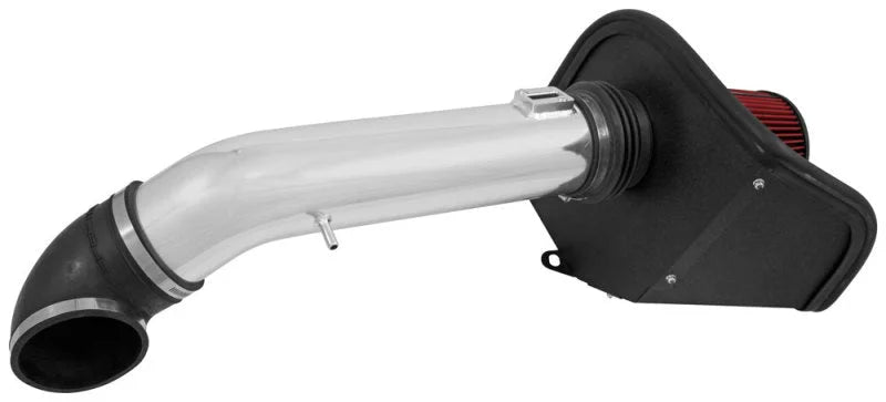 Spectre 16-17 GM 2500HD/3500HD V8-6.0L F/I Air Intake Kit - Polished w/Red Filter - Installation View