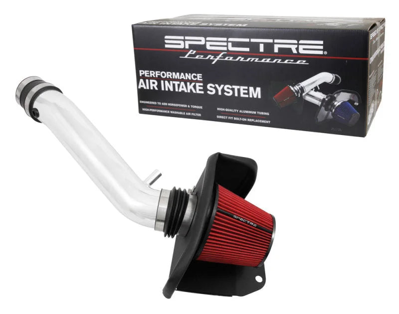 Spectre 16-18 Jeep Grand Cherokee V6-3.6L F/I Air Intake Kit - Polished w/Red Filter - Additional View 9