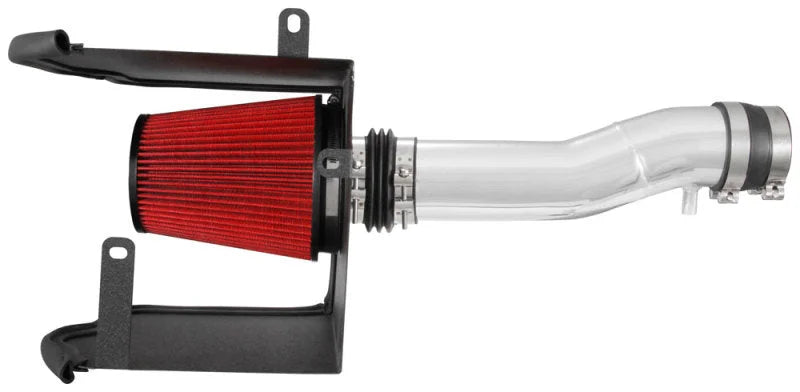 Spectre 16-18 Toyota Tacoma V6-3.5L F/I Air Intake Kit - Polished w/Red Filter - Additional View 5
