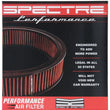Load image into Gallery viewer, Spectre 1985 Cadillac Seville 5.7L V8 DSL Air Filter 14in. X 3in. - Red - Additional View 7