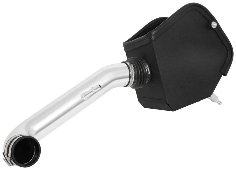 Spectre 2018 Jeep Wrangler V6-3.6L F/I Air Intake Kit - Polished w/Red Filter - Back View