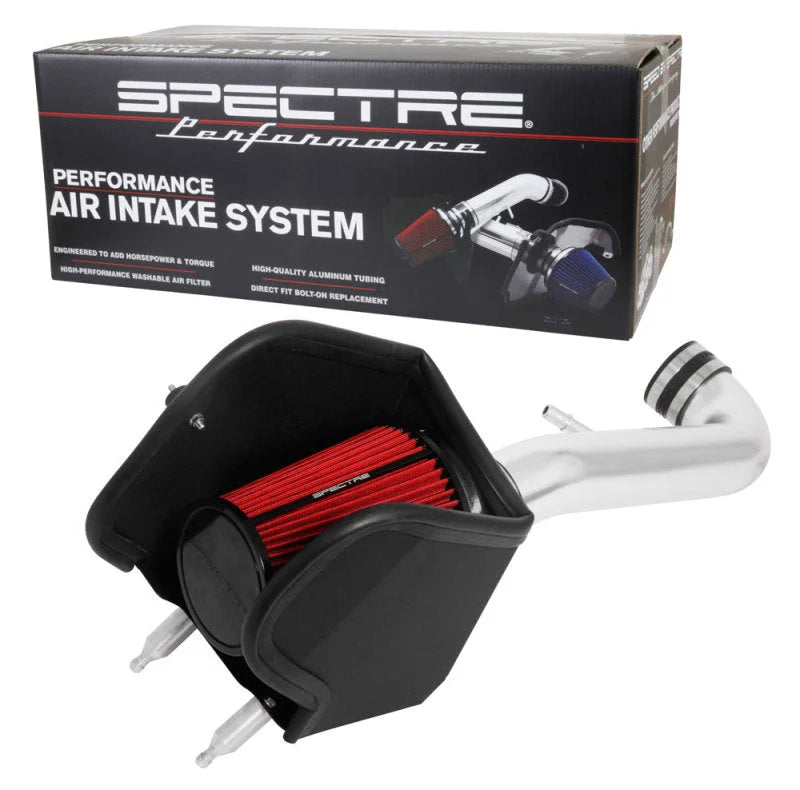 Spectre 2018 Jeep Wrangler V6-3.6L F/I Air Intake Kit - Polished w/Red Filter - Additional View 10