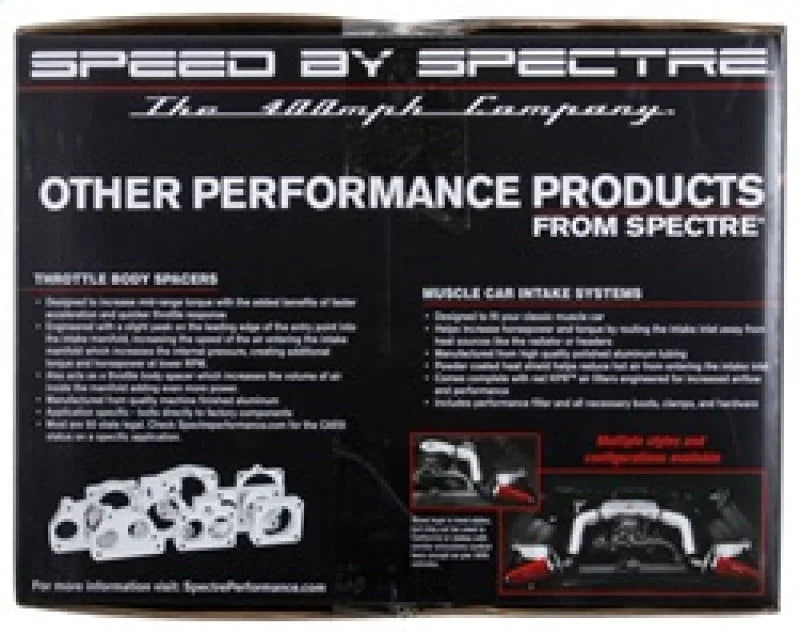 Spectre 2018 Jeep Wrangler V6-3.6L F/I Air Intake Kit - Polished w/Red Filter - Additional View 11
