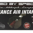 Load image into Gallery viewer, Spectre 94-01 Dodge RAM 1500/2500 V8-5.2/5.9L F/I Air Intake Kit - Polished w/Red Filter - Back View
