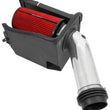 Load image into Gallery viewer, Spectre 94-97 Ford SD 7.3L DSL Air Intake Kit - Polished w/Red Filter - Side View