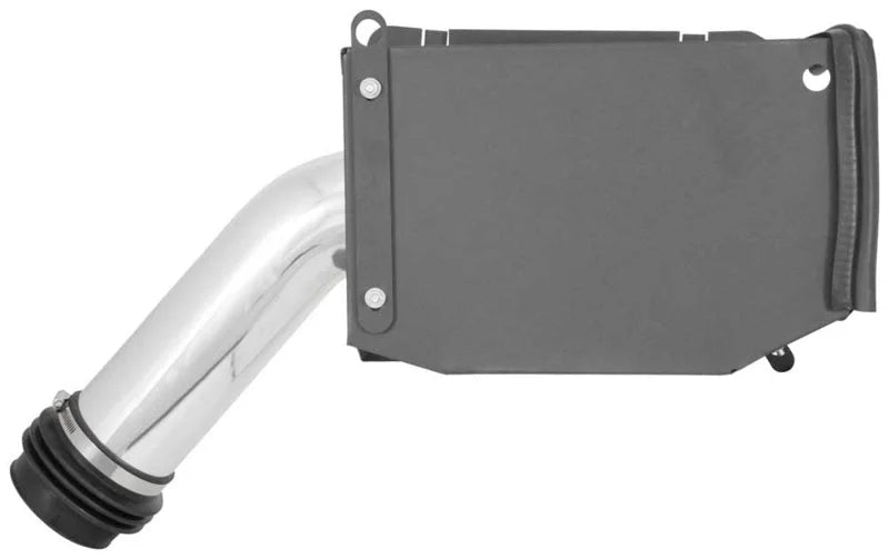 Spectre 94-97 Ford SD 7.3L DSL Air Intake Kit - Polished w/Red Filter - Detail View