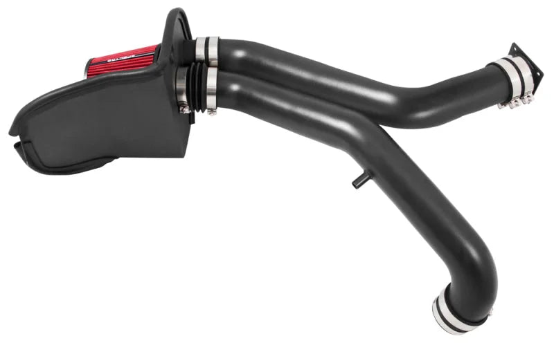 Spectre 97-06 Jeep Wrangler L6-4.0L F/I Air Intake Kit - Tex. Black w/Red Filter - Installation View