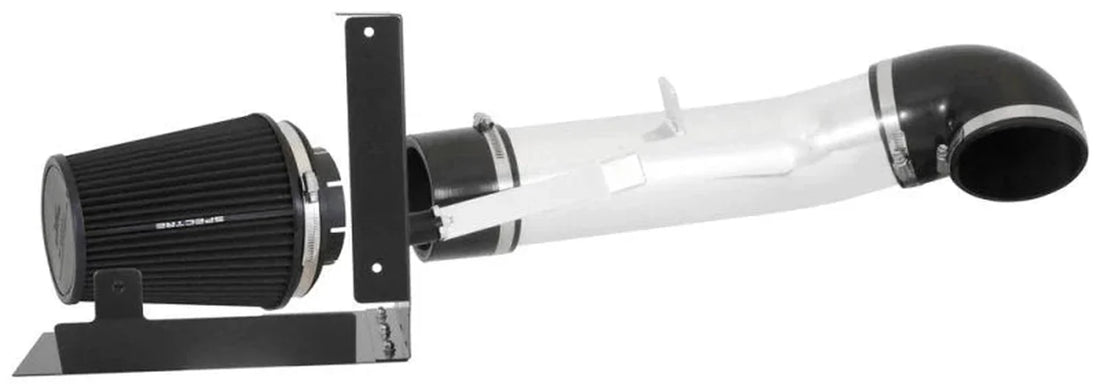 Spectre 99-07 GM Truck V8-4.8/5.3/6.0L F/I Air Intake Kit - Clear Anodized w/Black Filter - Back View