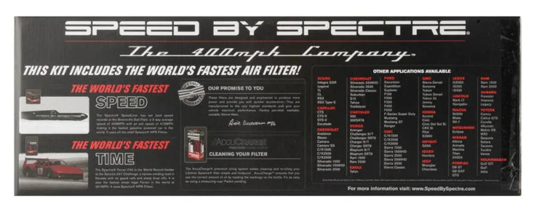 Spectre 94-01 Dodge RAM 1500/2500 V8-5.2/5.9L F/I Air Intake Kit - Polished w/Red Filter - Additional View 8