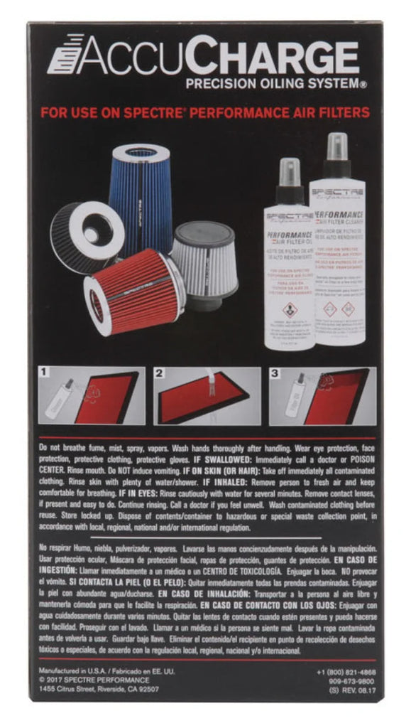 Spectre Accucharge Kit for HPR Filters - Clear - Additional View 7