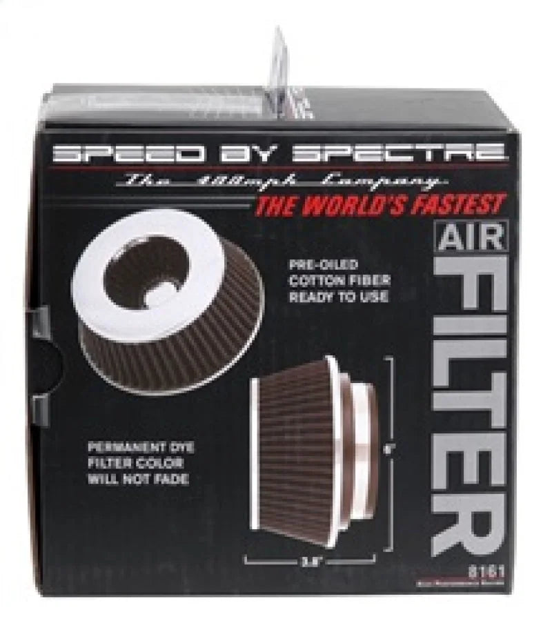Spectre Adjustable Conical Air Filter 2-1/2in. Tall (Fits 3in. / 3-1/2in. / 4in. Tubes) - Black - Additional View 6
