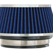 Load image into Gallery viewer, Spectre Adjustable Conical Air Filter 2-1/2in. Tall (Fits 3in. / 3-1/2in. / 4in. Tubes) - Blue - Main Product View