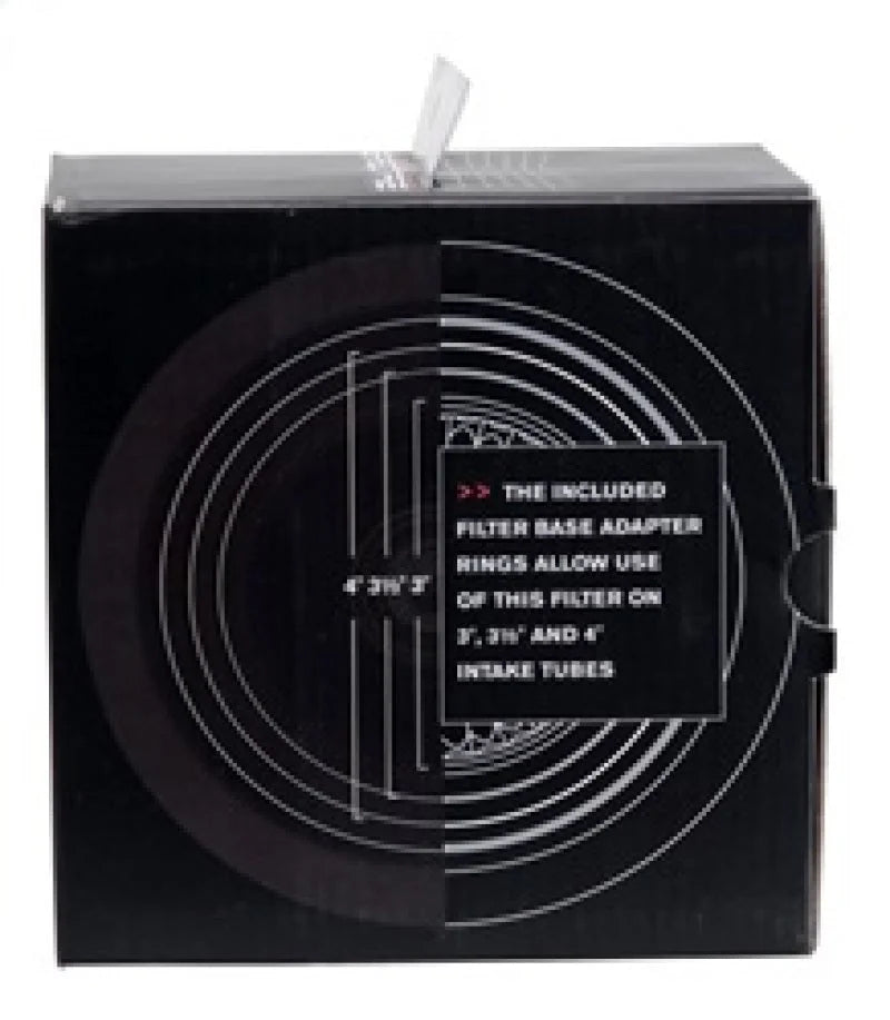 Spectre Adjustable Conical Air Filter 2-1/2in. Tall (Fits 3in. / 3-1/2in. / 4in. Tubes) - Red - Additional View 6