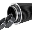 Load image into Gallery viewer, Spectre Adjustable Conical Air Filter 5-1/2in. Tall (Fits 3in. / 3-1/2in. / 4in. Tubes) - Black - Installation View