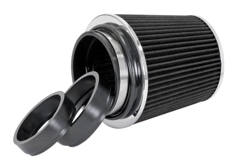 Spectre Adjustable Conical Air Filter 5-1/2in. Tall (Fits 3in. / 3-1/2in. / 4in. Tubes) - Black - Installation View