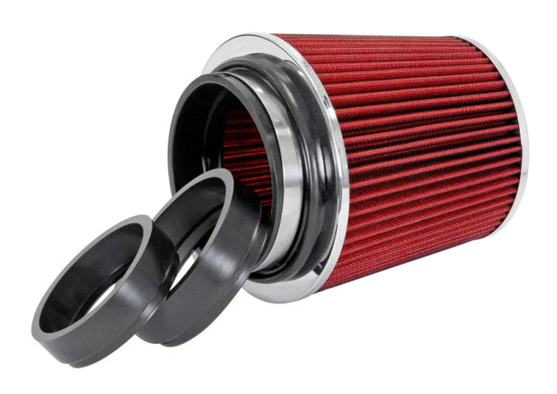 Spectre Adjustable Conical Air Filter 5-1/2in. Tall (Fits 3in. / 3-1/2in. / 4in. Tubes) - Red - Additional View 6