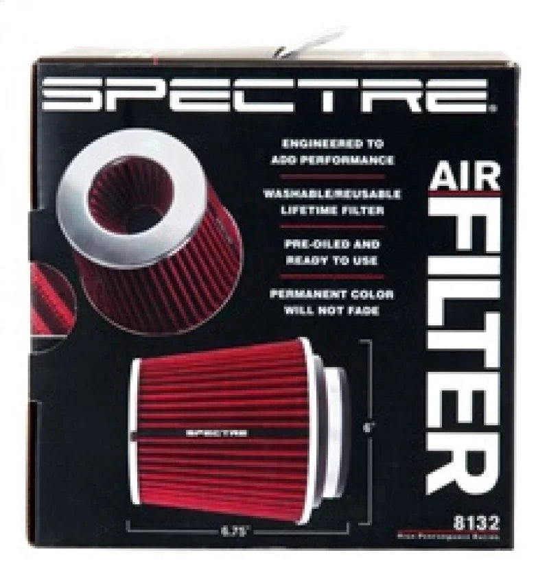 Spectre Adjustable Conical Air Filter 5-1/2in. Tall (Fits 3in. / 3-1/2in. / 4in. Tubes) - Red - Additional View 7