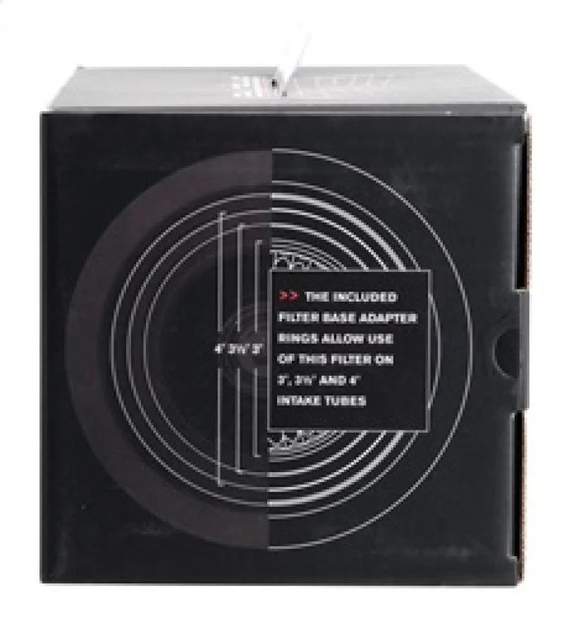 Spectre Adjustable Conical Air Filter 9-1/2in. Tall (Fits 3in. / 3-1/2in. / 4in. Tubes) - Black - Additional View 5