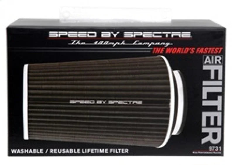 Spectre Adjustable Conical Air Filter 9-1/2in. Tall (Fits 3in. / 3-1/2in. / 4in. Tubes) - Black - Additional View 8