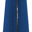 Load image into Gallery viewer, Spectre Adjustable Conical Air Filter 9-1/2in. Tall (Fits 3in. / 3-1/2in. / 4in. Tubes) - Blue - Side View