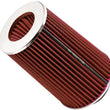 Load image into Gallery viewer, Spectre Adjustable Conical Air Filter 9-1/2in. Tall (Fits 3in. / 3-1/2in. / 4in. Tubes) - Red - Side View