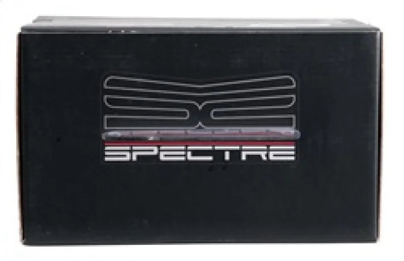 Spectre Adjustable Conical Air Filter 9-1/2in. Tall (Fits 3in. / 3-1/2in. / 4in. Tubes) - Red - Back View