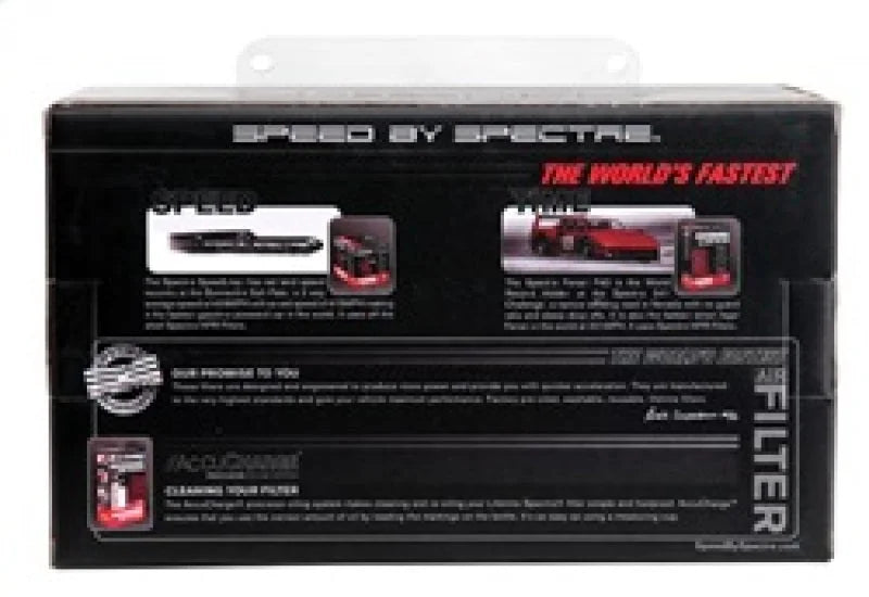 Spectre Adjustable Conical Air Filter 9-1/2in. Tall (Fits 3in. / 3-1/2in. / 4in. Tubes) - Red - Installation View