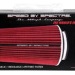 Load image into Gallery viewer, Spectre Adjustable Conical Air Filter 9-1/2in. Tall (Fits 3in. / 3-1/2in. / 4in. Tubes) - Red - Additional View 5