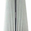 Load image into Gallery viewer, Spectre Adjustable Conical Air Filter 9-1/2in. Tall (Fits 3in. / 3-1/2in. / 4in. Tubes) - White - Main Product View