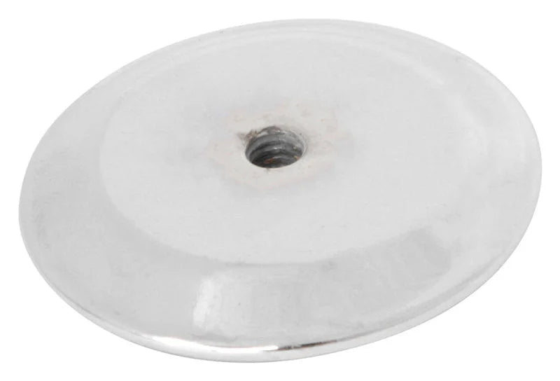 Spectre Air Cleaner Nut Low Profile (Fits 1/4in.-20 Threading) - Chrome - Detail View