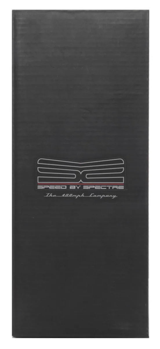 Spectre Air Duct Hose Kit 4in. OD (41in. Ducting / 2 Threaded PVC Couplers) - Black - Side View