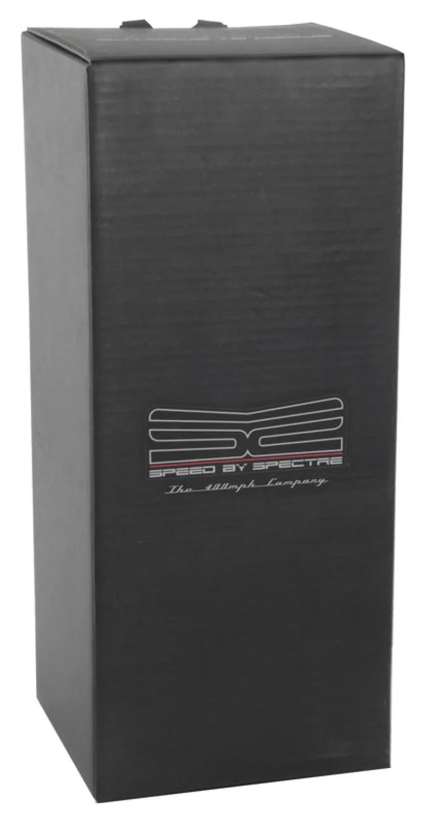 Spectre Air Duct Hose Kit 4in. OD (41in. Ducting / 2 Threaded PVC Couplers) - Black - Detail View