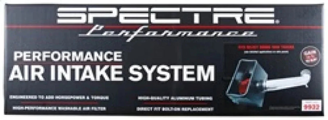 Spectre 03-08 Dodge RAM 1500/2500 V8-4.7/5.7L F/I Air Intake Kit - Clear Anodized w/Red Filter - Additional View 5